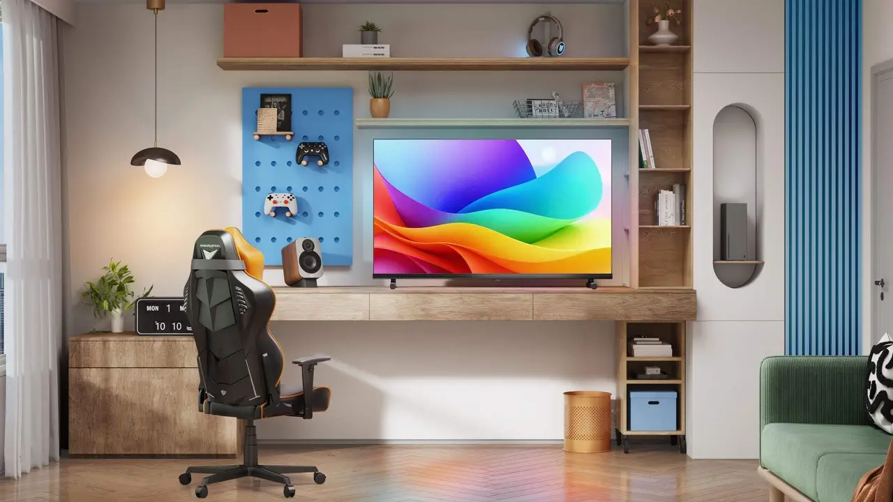 Hisense Q5S showing vivid Quantum Dot colour in a modern living room