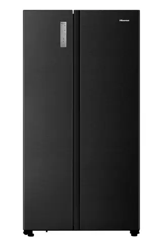 Hisense Fridge 541L Side by Side Black Glass